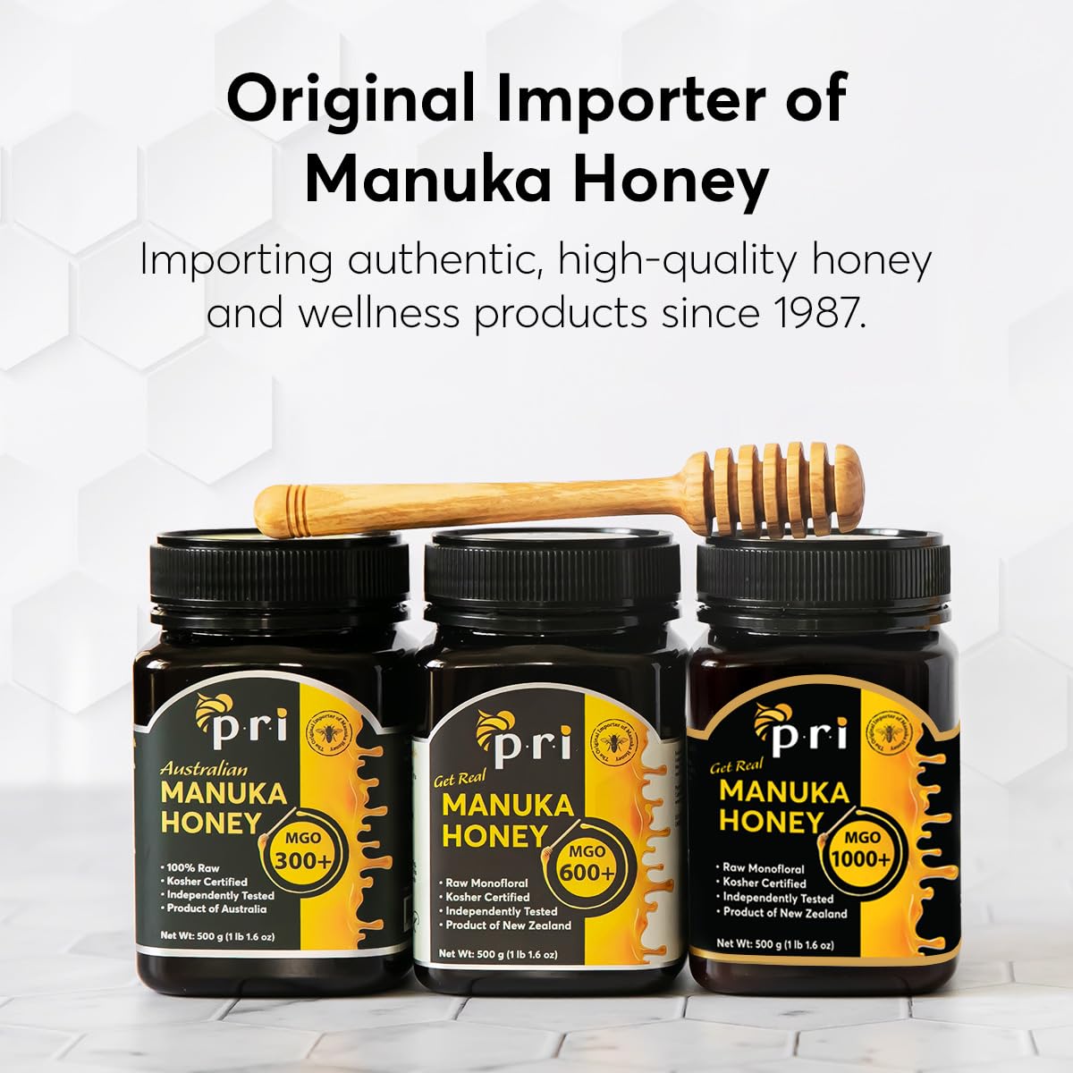 PRI Manuka honey lid QR code enables batch traceability to results
