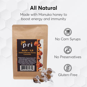 P.R.I Manuka caramel with clean-label ingredients and no artificial additives