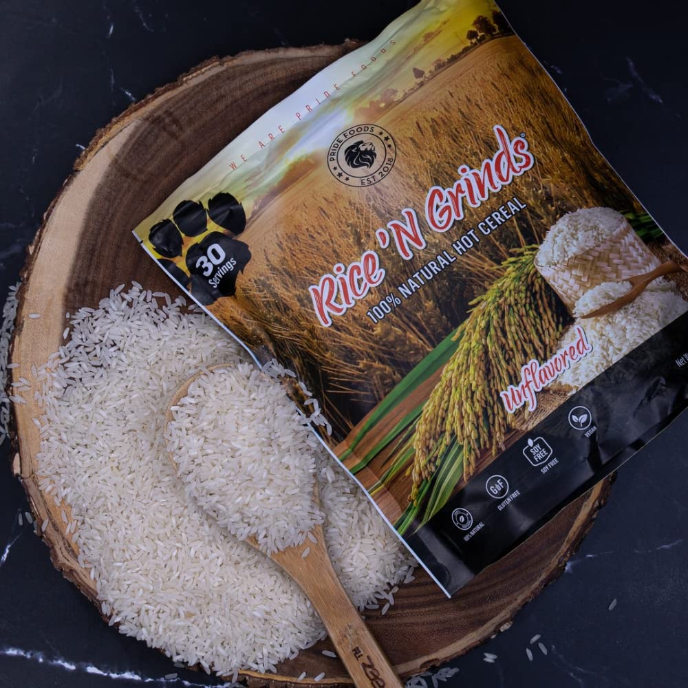 Pride Foods Rice 'N Grinds breakfast table with bowls, a balanced start