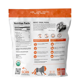 Pride Foods Rice 'N Grinds packaging box, gluten-free and non-GMO trusted for clean mornings