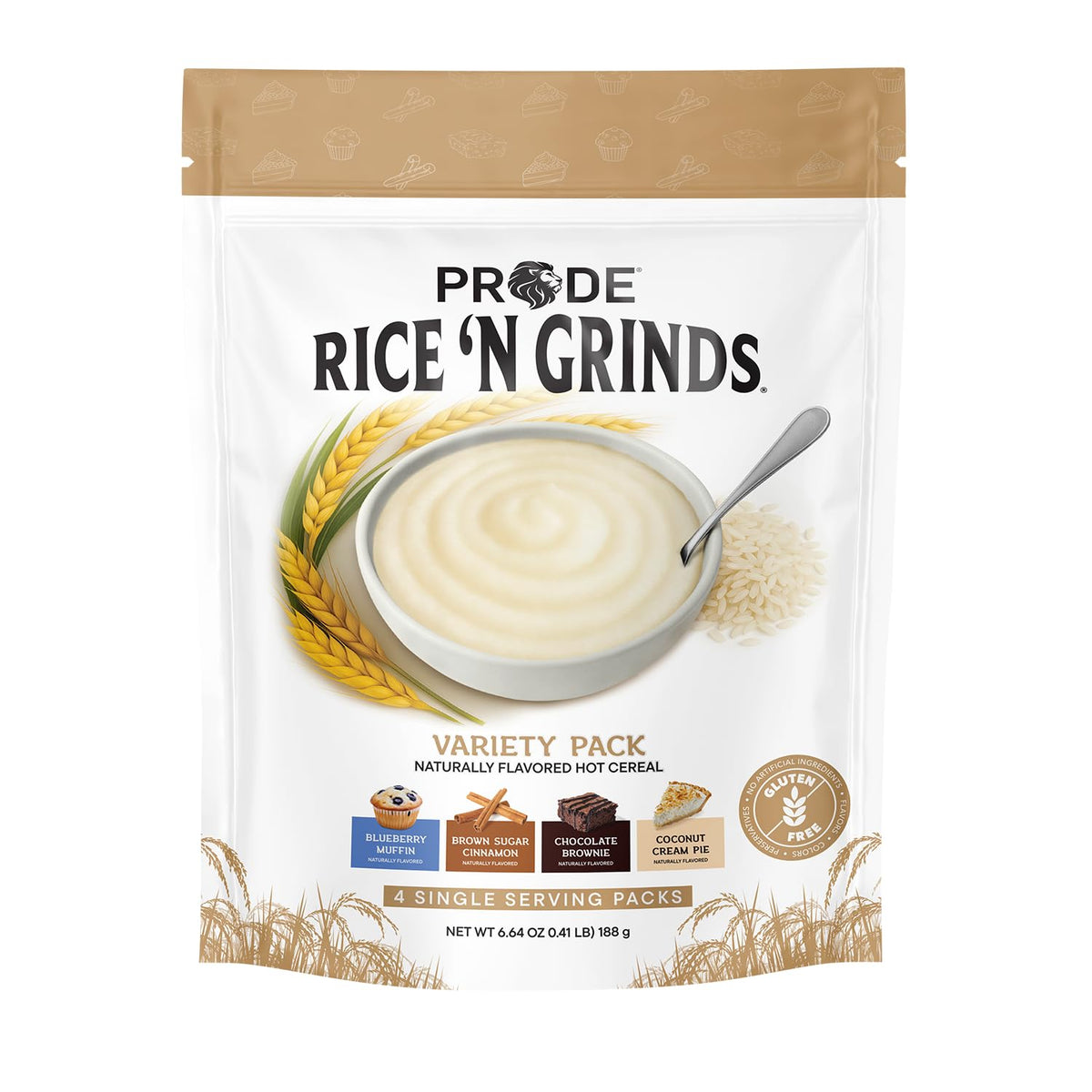 Pride Foods Rice N Grinds variety pack bowls for quick, flavorful breakfasts