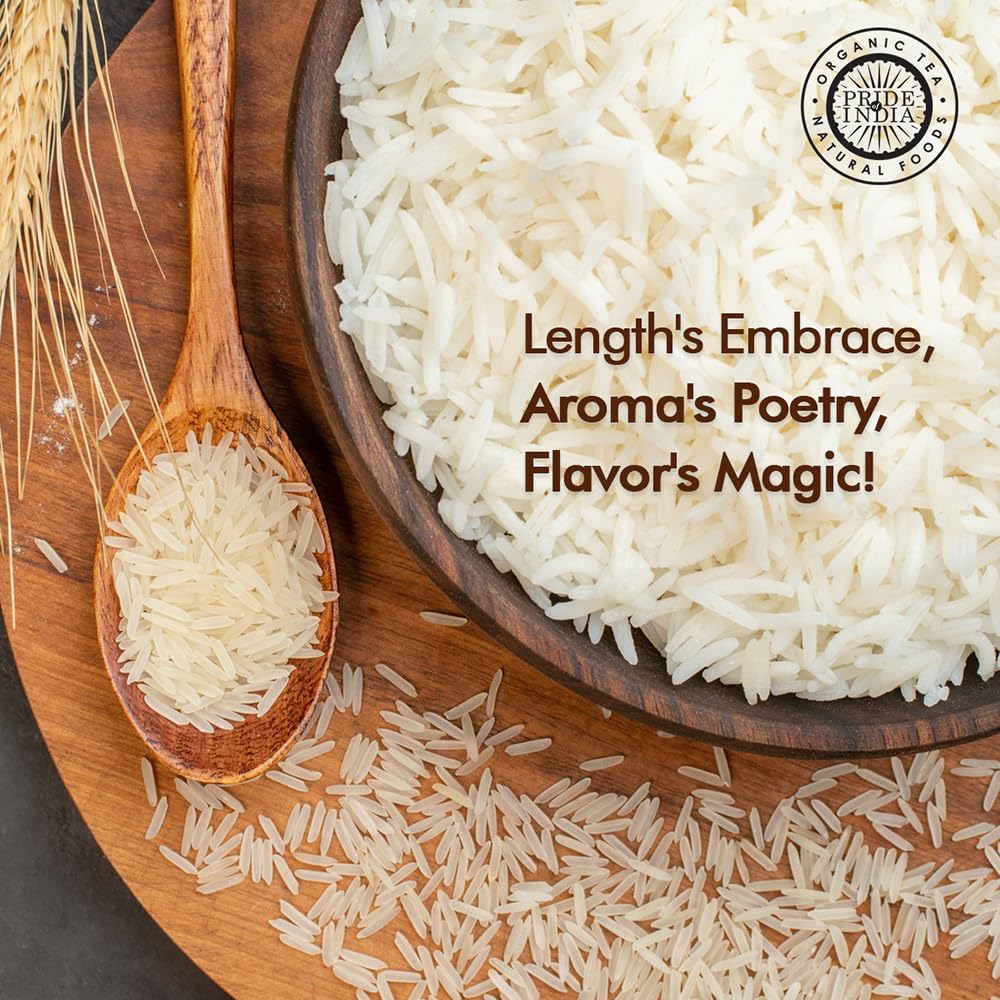 Pride Of India Basmati Rice aromatic steam releasing fragrance during cooking.
