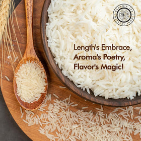 Pride Of India Basmati Rice aromatic steam releasing fragrance during cooking.