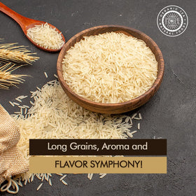 Pride Of India parboiled rice healthy appearance emphasizes fiber and clean processing.