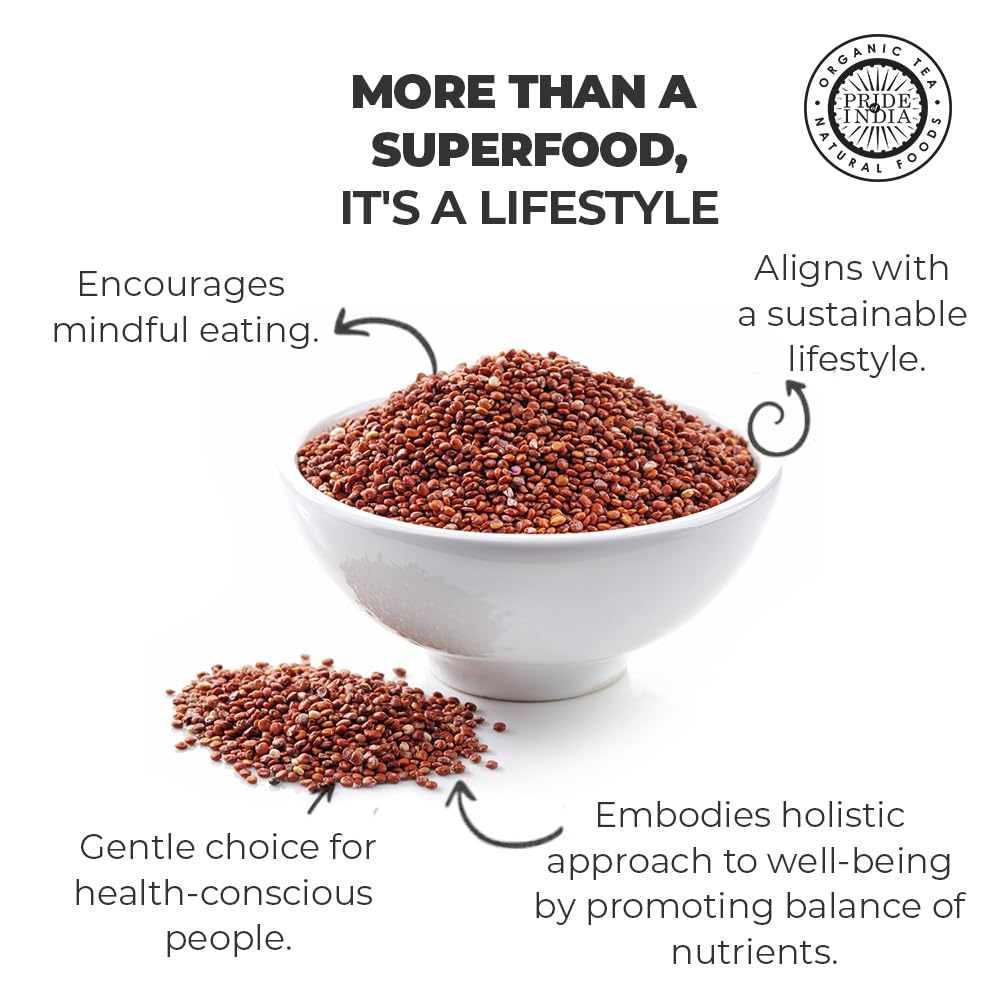 Quinoa from high-altitude farms, Pride Of India, sustainable harvest