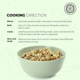 Pride Of India tri-color quinoa in global recipes and bowls