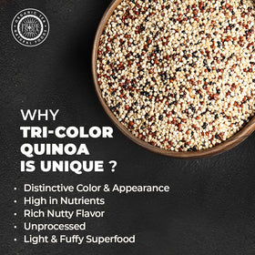 Pride Of India quinoa salad bowl with vibrant colors and texture