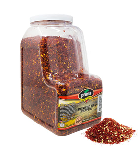 Prima Spice Crushed Red Pepper Flakes bulk bag adds bold heat.