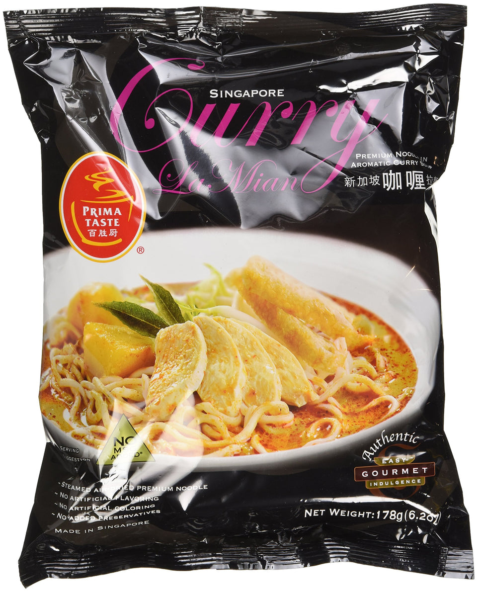 Prima Taste Curry La Mian pack-12, convenient pantry staple for quick meals
