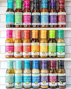 Primal Kitchen BBQ sauce set on kitchen shelf for weeknight cooking