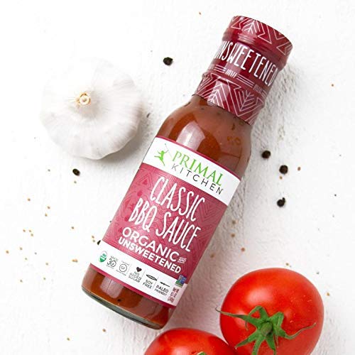 Primal Kitchen Classic BBQ Sauce glaze pour for veggies