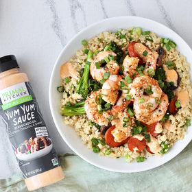 Primal Kitchen dipping sauces plate shows versatile serving ideas for meals.