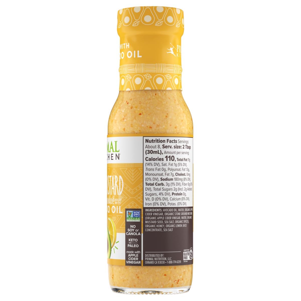 Primal Kitchen Honey Mustard Vinaigrette 3-pack display shows versatility for meal prep