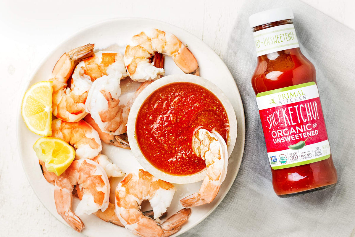 Primal Kitchen Ketchup on burgers and meatloaf for versatile flavor boost