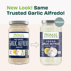 Primal Kitchen No-Dairy Garlic Alfredo dipping breadsticks image for dairy-free dipping