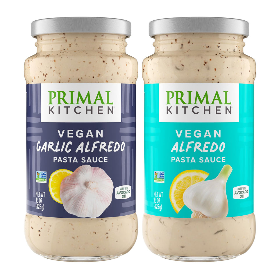 Primal Kitchen No-Dairy Alfredo Original bottle 2-pack for gluten-free pasta nights