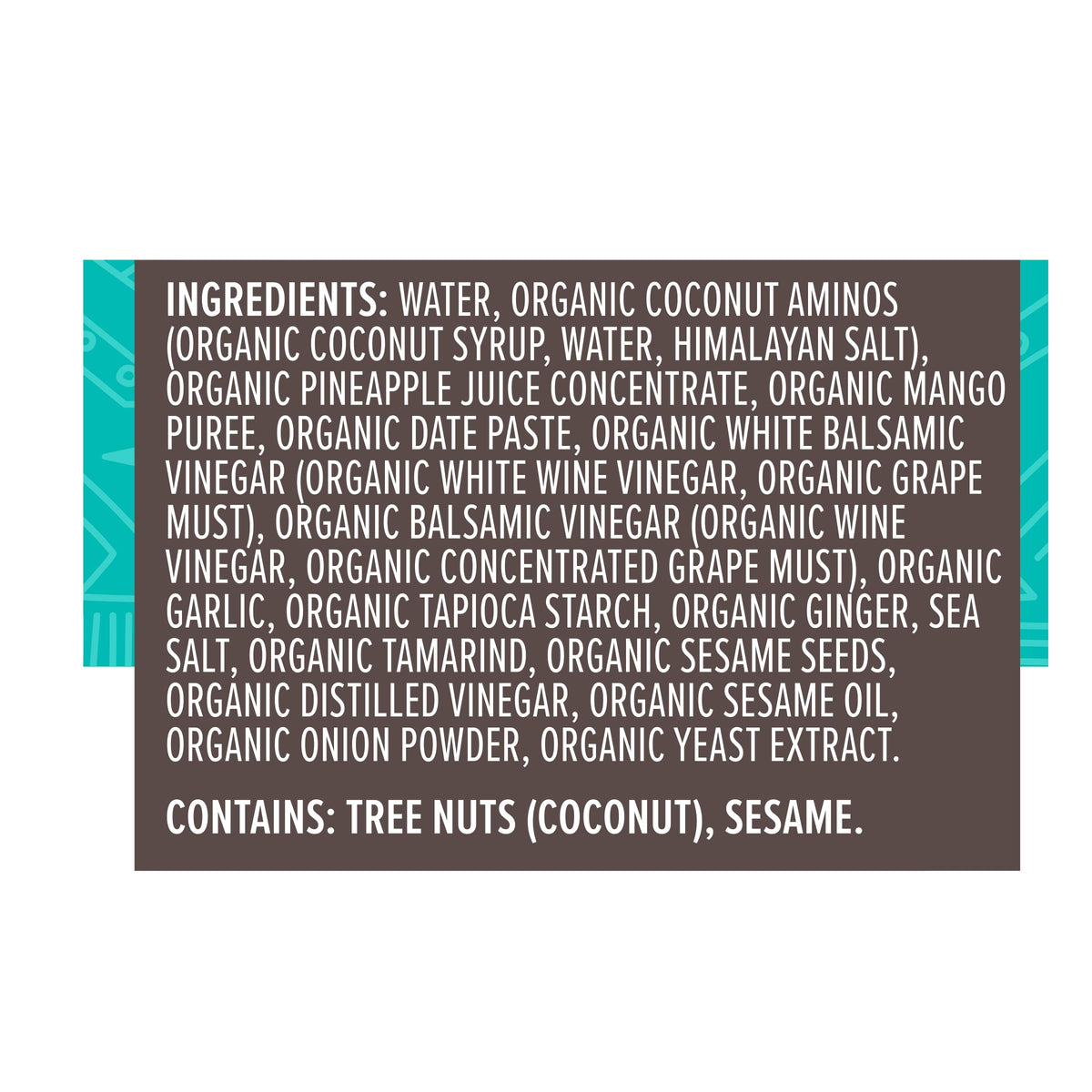 Primal Kitchen bottles with coconut aminos close-up highlighting ingredients
