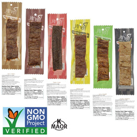 Primal Spirit Jerky Sampler Pack image illustrating six flavors in one box