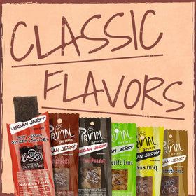 Primal Spirit Shiitake Jerky hot-spicy ingredients list featuring mushrooms