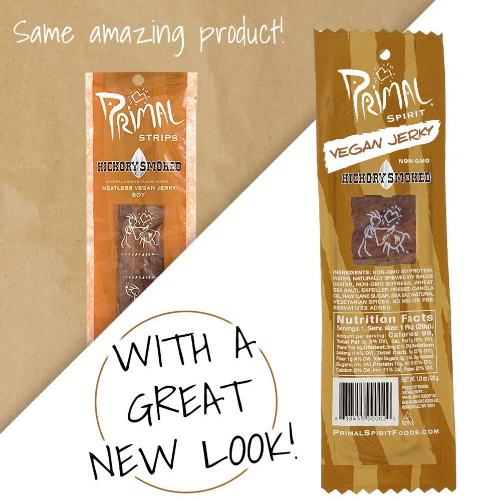 Primal Spirit Jerky Classic Hickory Smoked athlete on trail enjoying a savory bite.
