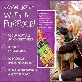 Primal Strips Thai Peanut vegan snack for plant-based lunches