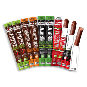Primal Eats Original flavor beef brisket stick for everyday snacking.