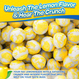 Primary Colors Candy freeze dried lemon heads highlight crystalline crunch texture