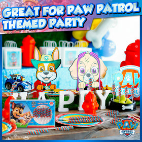 Primary Colors Candy Paw Patrol swirl lollipop Liberty wrapper for gift bags
