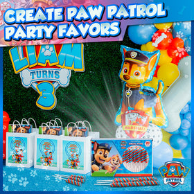 Primary Colors Candy Paw Patrol swirl lollipop Marshall wrapper for kids' treats