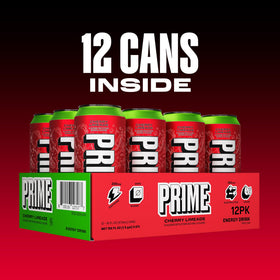 Athlete holding Prime Energy Cherry Limeade, ready for training and performance.