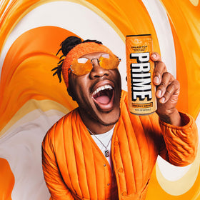 PRIME Energy DREAMPOP 12-pack display shown for bulk refreshment