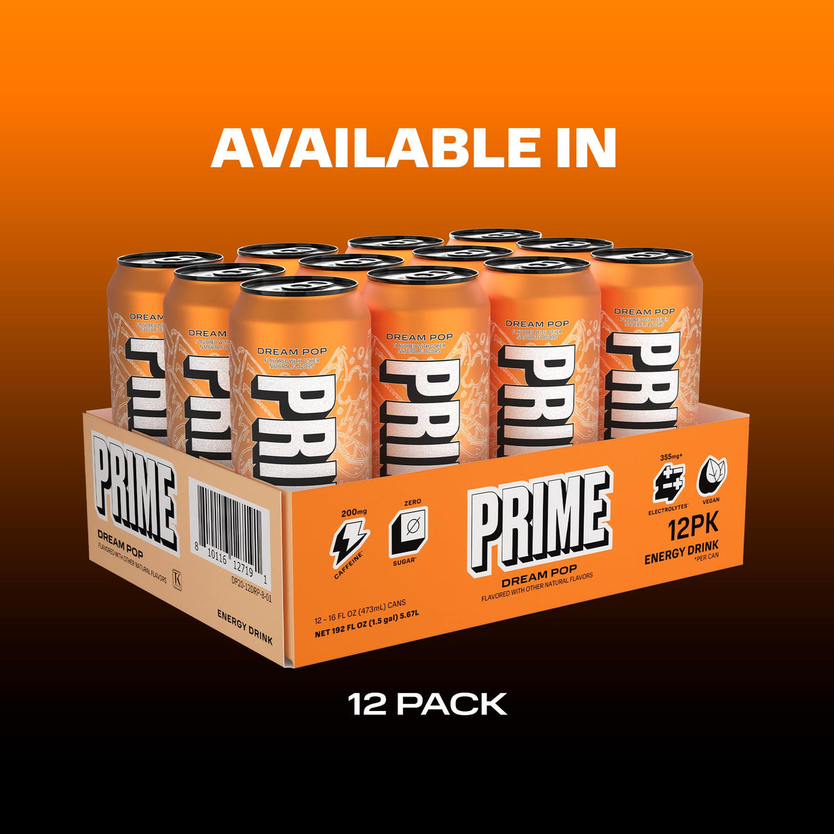 PRIME Energy DREAMPOP in a gym bag for quick energy on the move