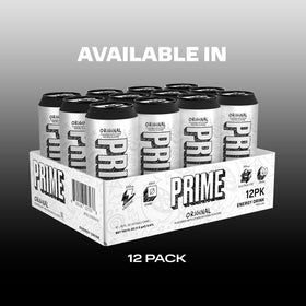 PRIME Energy Original athlete preparing a pre-workout sip
