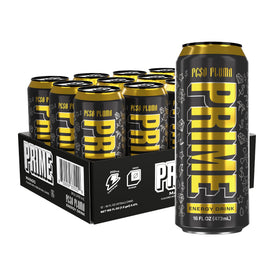 PRIME Energy Peso Pluma can front with bold mango flavor and zero sugar for a clean energy lift