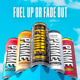 PRIME Energy Peso Pluma refreshing pour, ideal for quick pick-me-ups