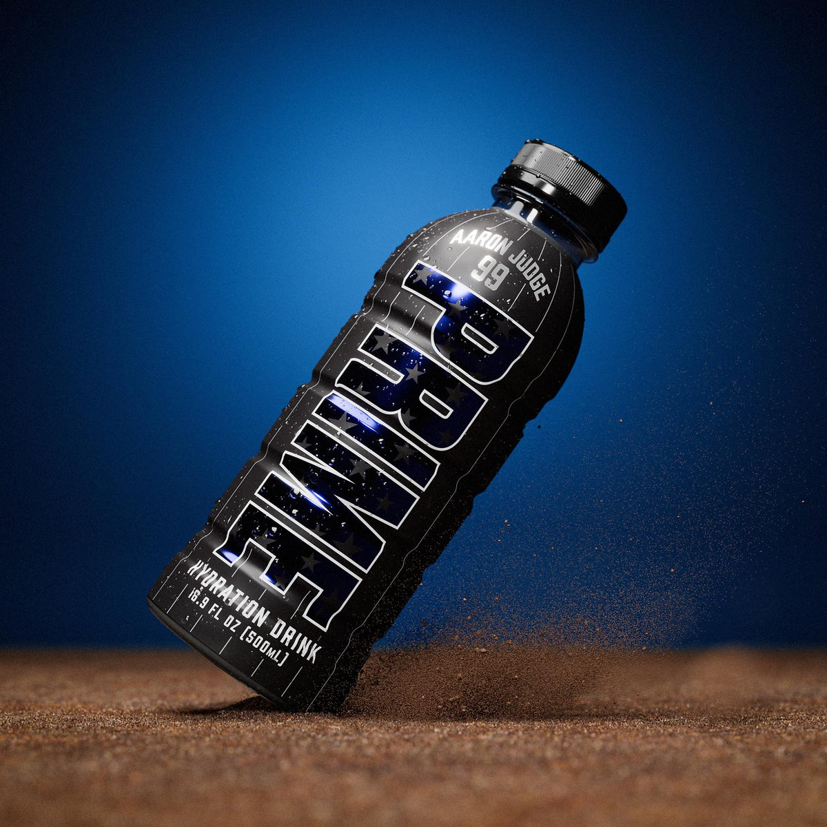PRIME Hydration Aaron Judge flavor burst image underscores bold taste options.