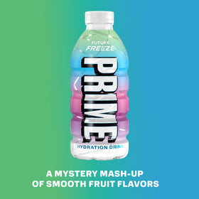 PRIME Hydration bottle pour illustrates quick fluid replacement after workouts