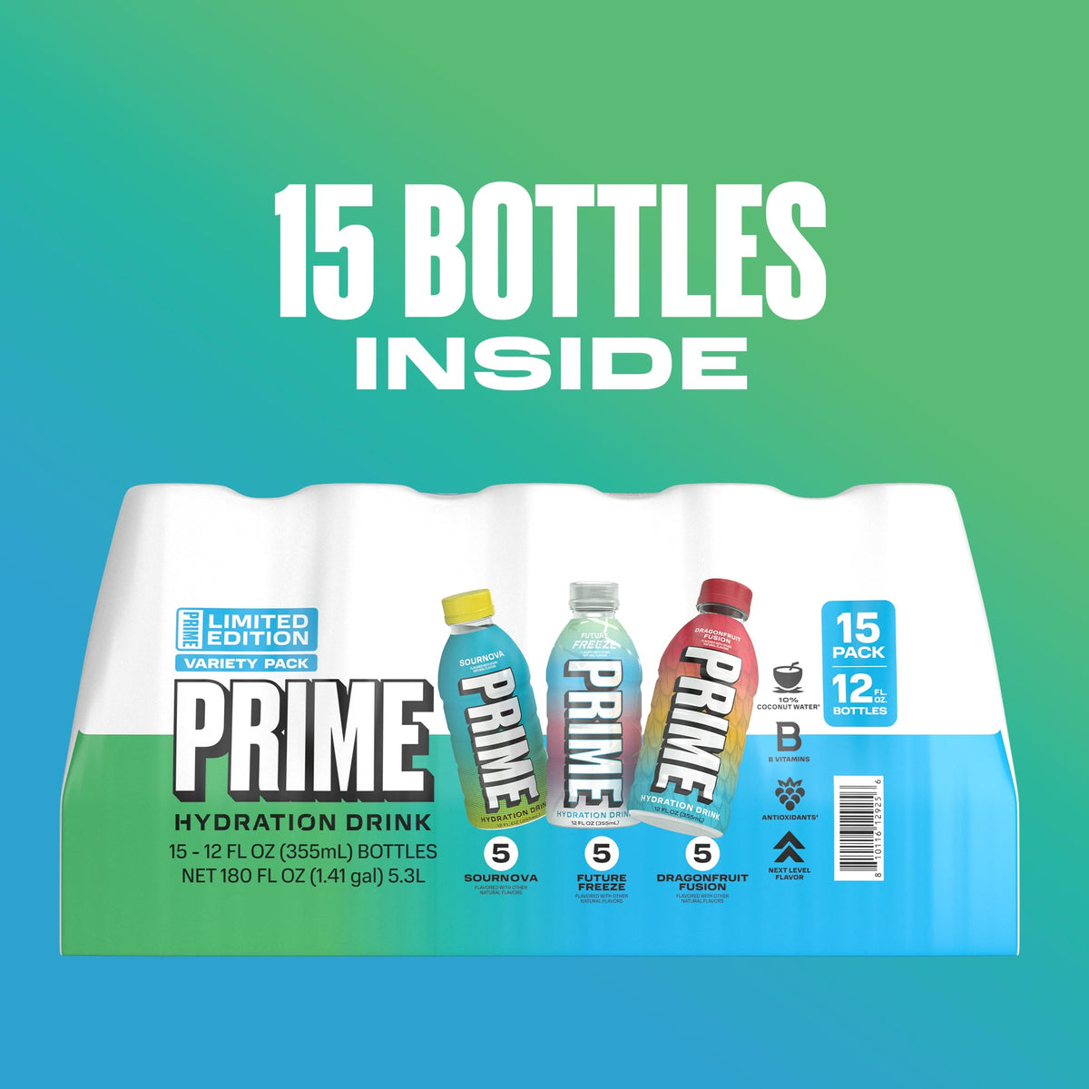 PRIME Hydration Berry Freeze flavor highlights bold taste and antioxidants