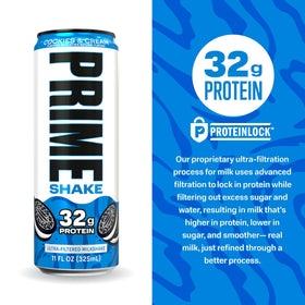 Prime Shakes 150 calories and 2g sugar support protein goals