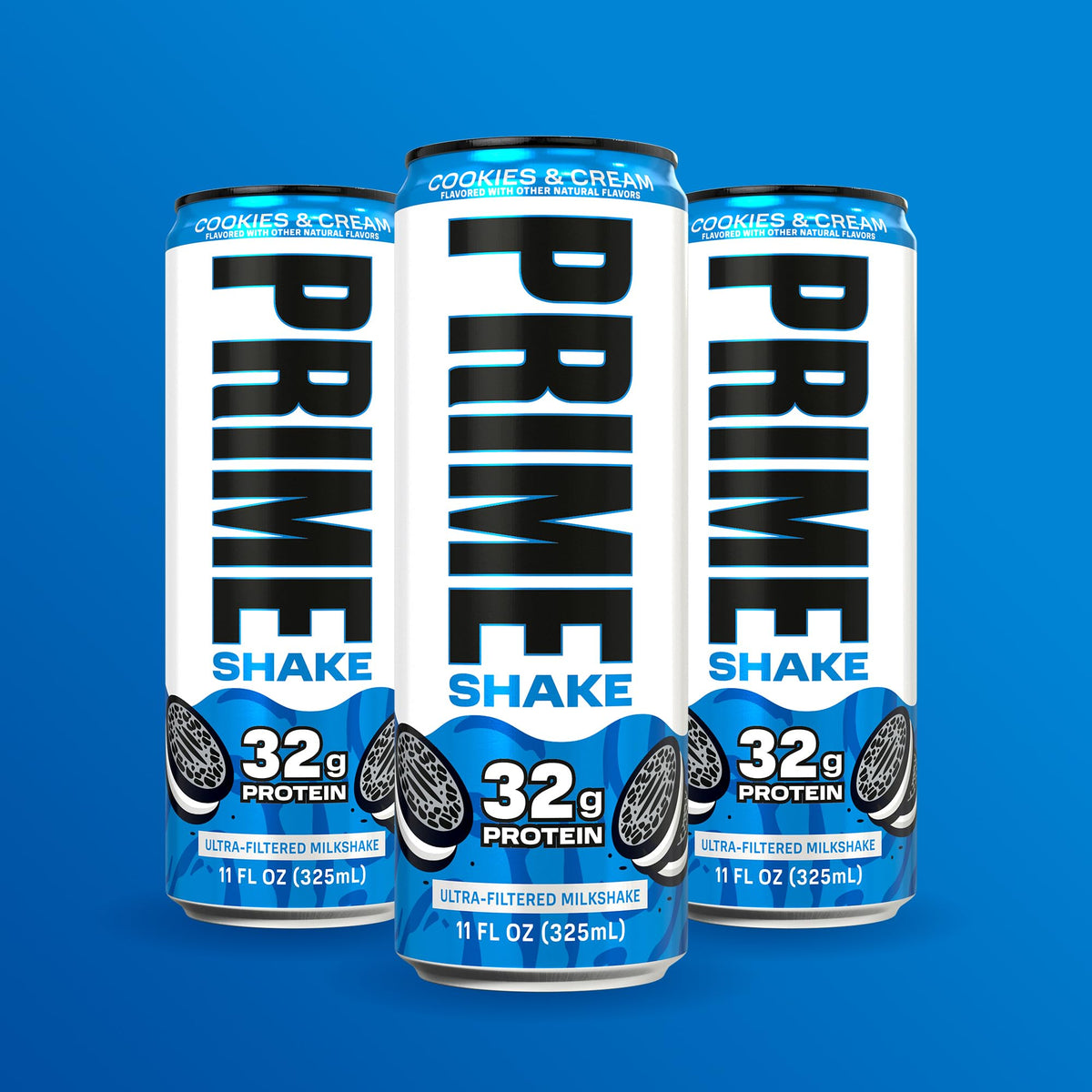 Prime Shakes Brand logo on can conveys trusted nutrition