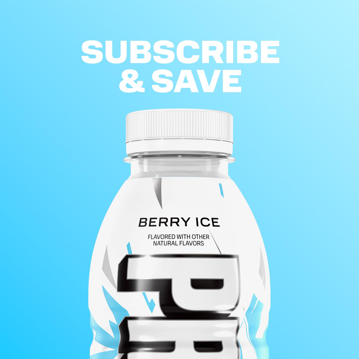 Prime ZERO Berry Ice carton on shelf signals gluten-free hydration options.
