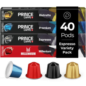 Prince Caffe Ristretto pod for intense espresso with rich crema