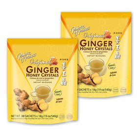 Prince of Peace 2-pack ginger honey crystals sachets for convenient hot or iced drinks