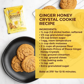 Prince of Peace Ginger Honey Crystals dissolving in cup for quick sip