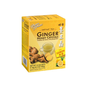 Prince of Peace Ginger & Lemon Honey Crystals pack of 3 on display for everyday use.