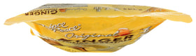 Prince of Peace ginger honey crystals dissolving in hot water for instant tea.