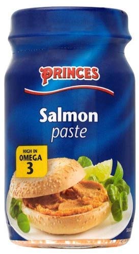Princes Salmon Paste 75g pack 3, ready-to-spread for quick sandwiches and snacks.
