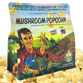 Princeton Popcorn mushroom kernels packshot, gluten-free and non-GMO for stove top or air popper