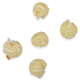 Princeton Popcorn mushroom kernels popped into mushroom-shaped popcorn in a bowl
