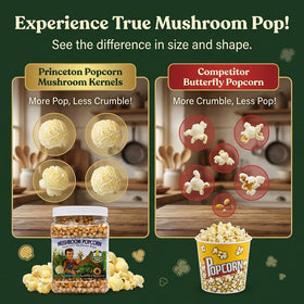 Princeton Popcorn kernels are non-GMO and glyphosate-free, grown in the USA.